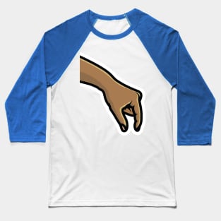 People Hands with Various Gestures Sticker vector illustration. People objects icon concept. Hand giving something sign sticker vector design. Baseball T-Shirt